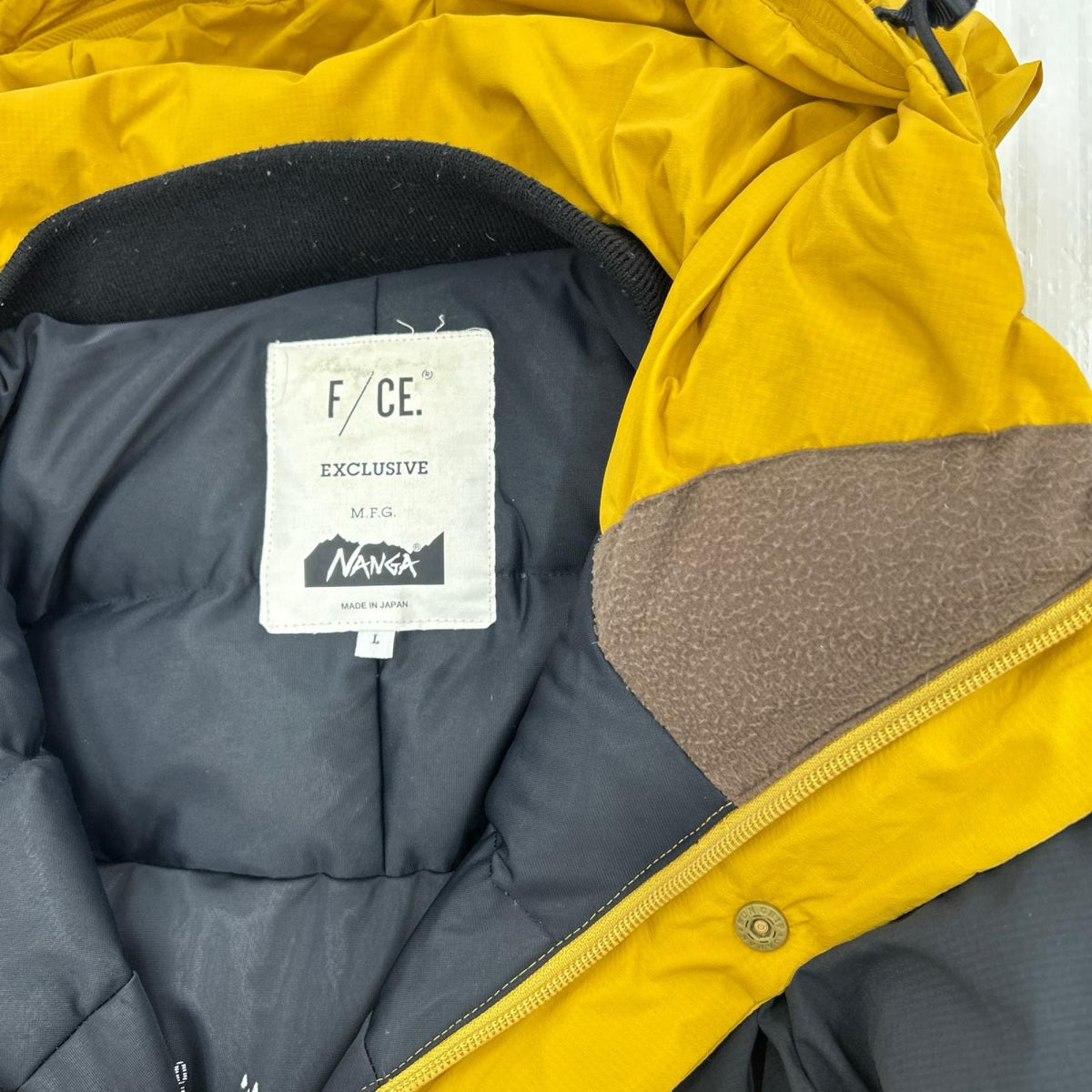 ダウンジャケット NANGA/ FT CLIMB JK/F1802NA0020 L YELLOW L