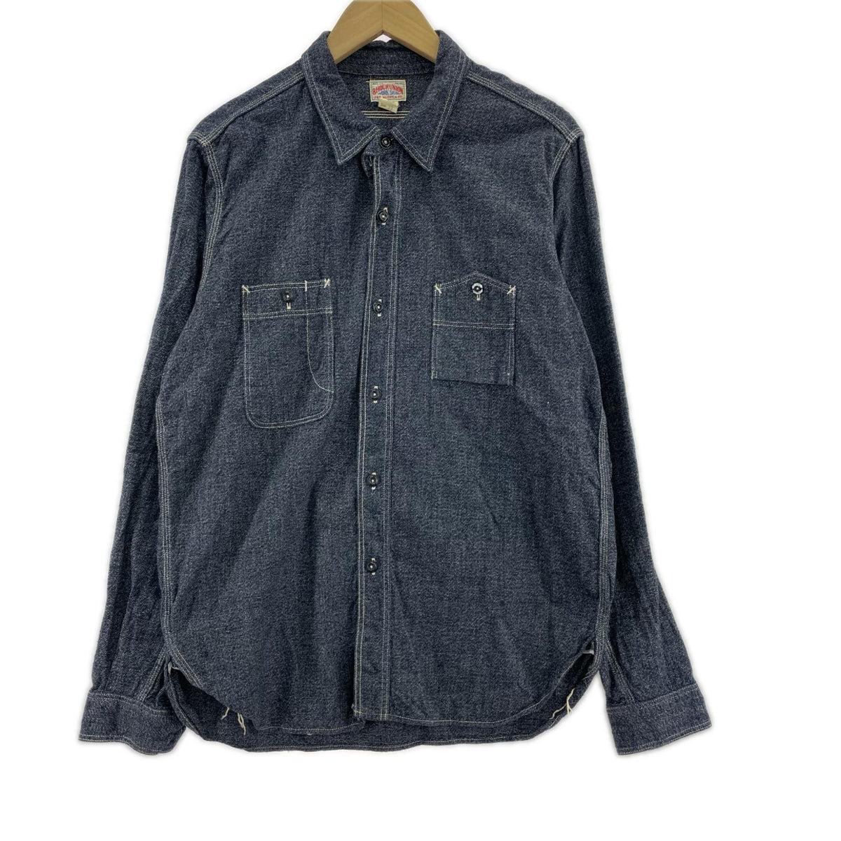 長袖シャツ 8 HOUR UNION L/S シャツ ネイビー ブルー