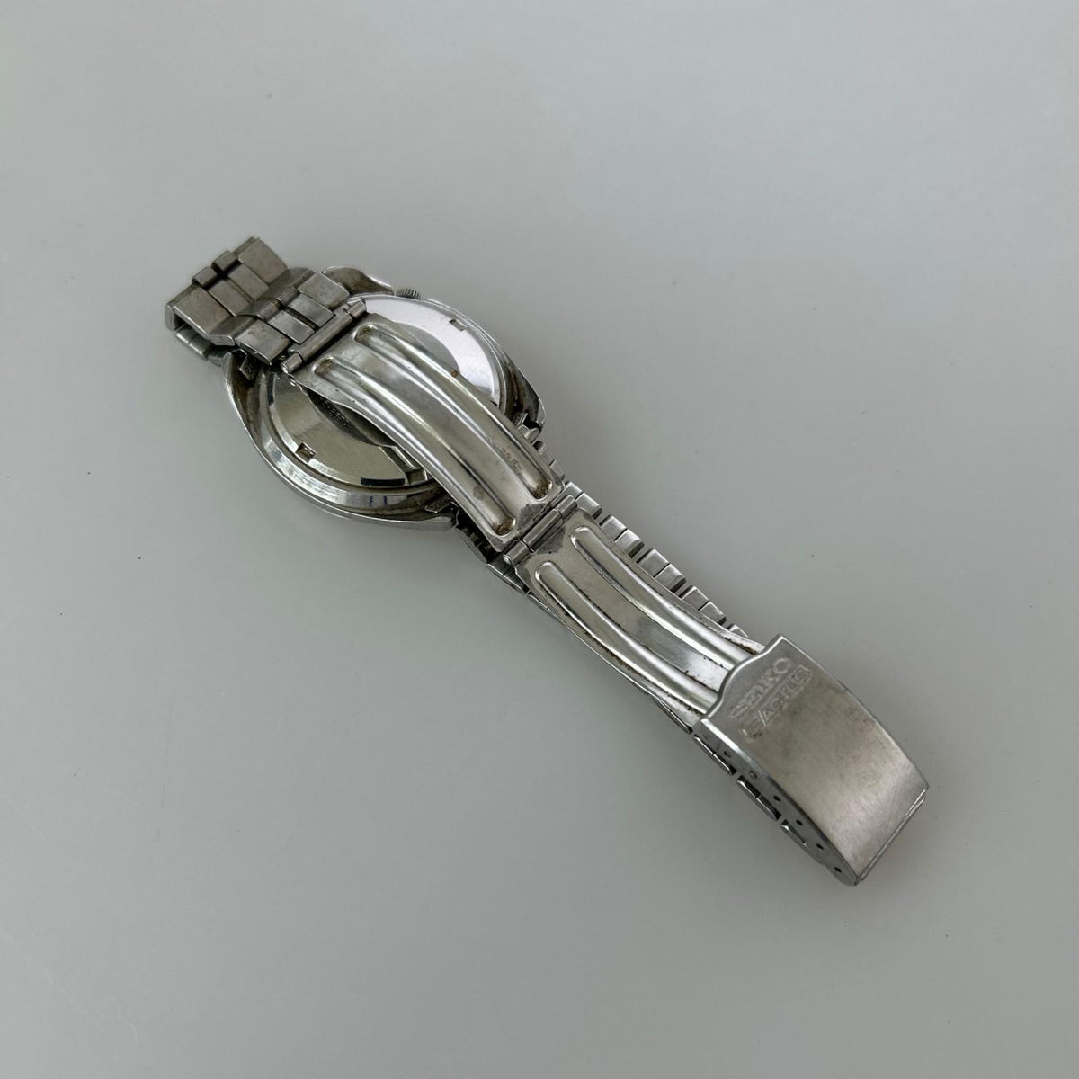 腕時計 SEIKO 5 ACTUS 自動巻き 6106-8670 シルバー