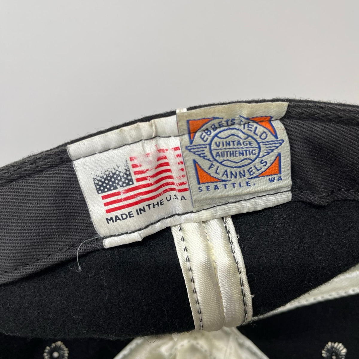 キャップ EBBETS FIELD FLANNEL キャップ ブラック