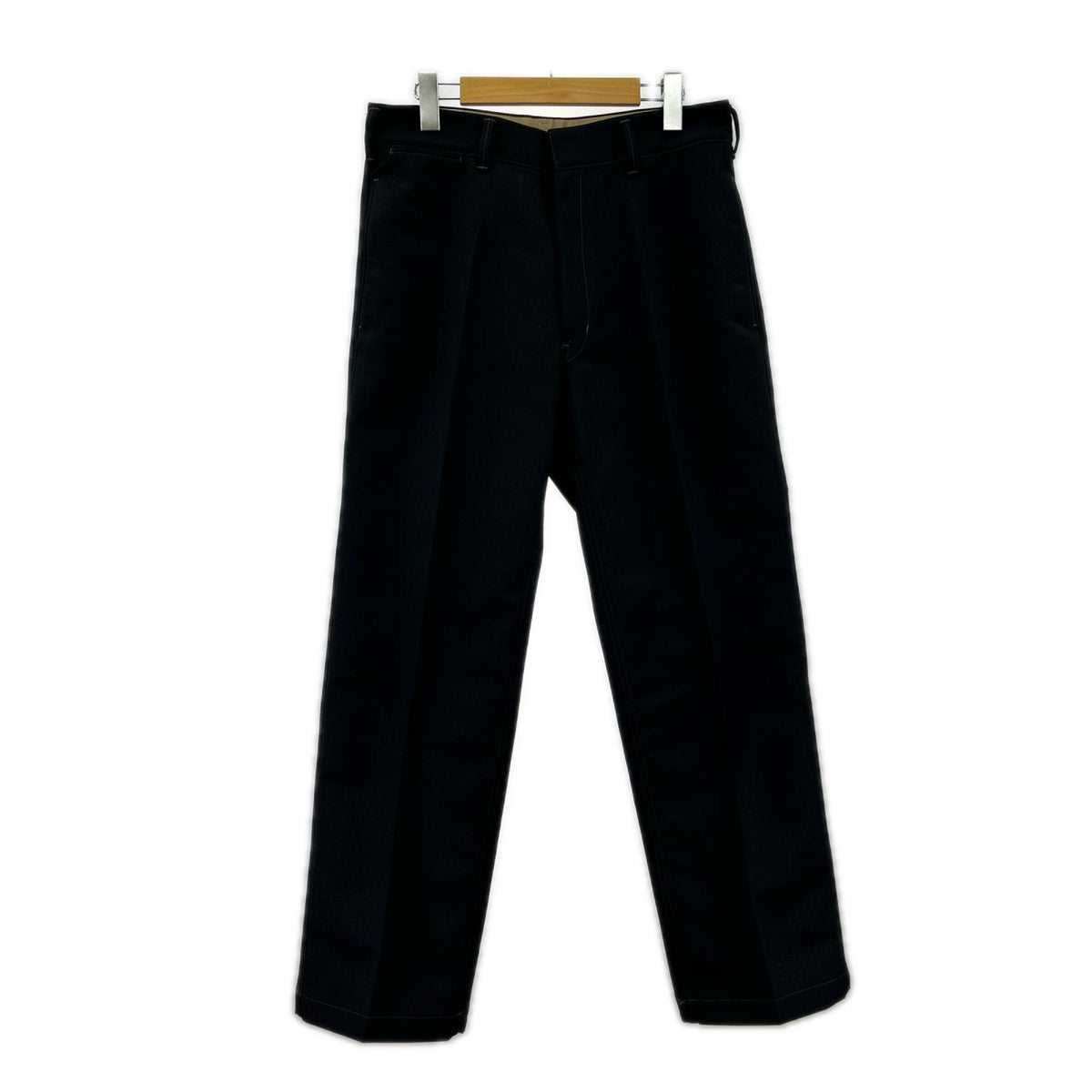 パンツ LEMAIRE STRAIGHT PANTS ストレートスラックス 48 ブラック