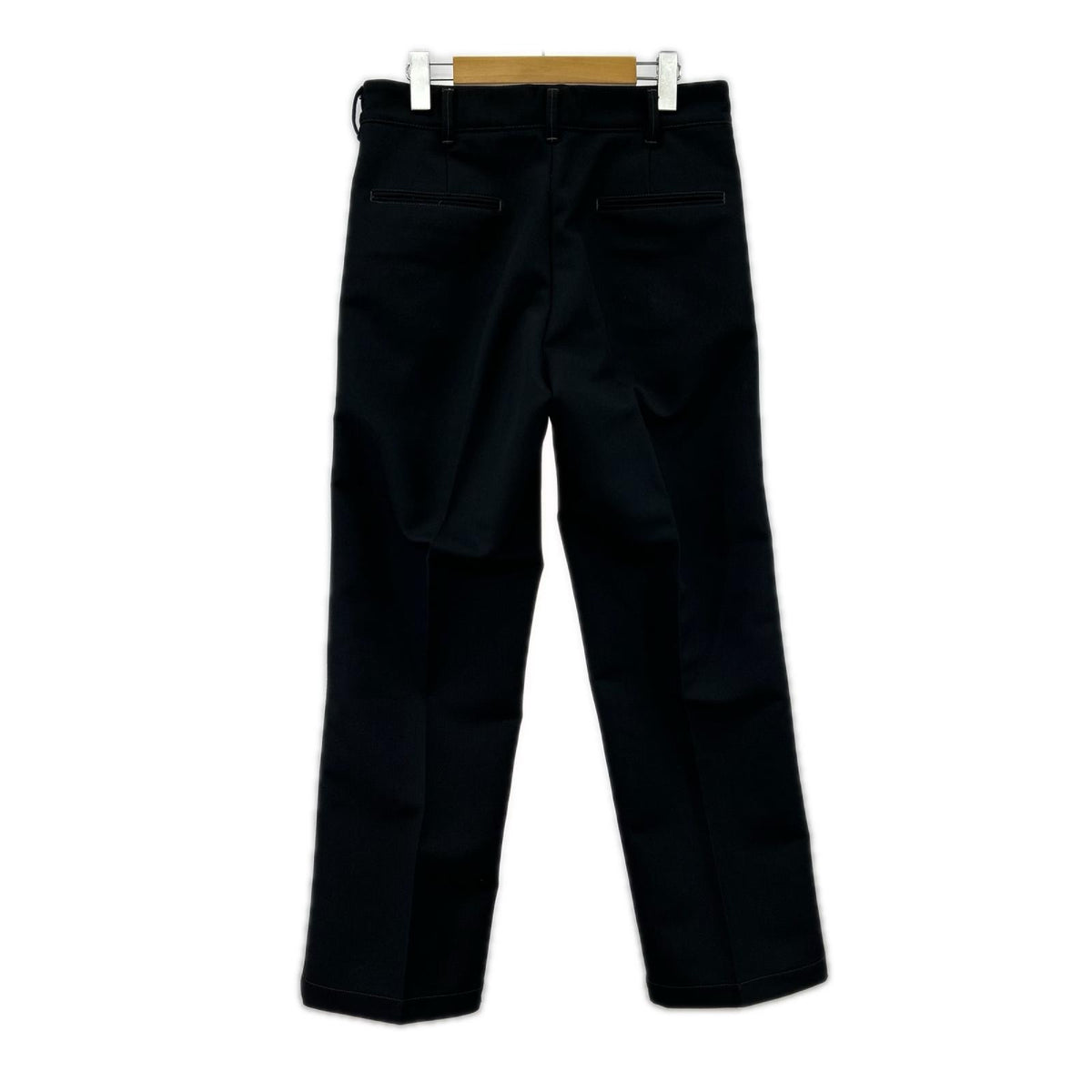 パンツ LEMAIRE STRAIGHT PANTS ストレートスラックス 48 ブラック