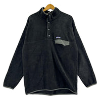 スウェット patagonia Synchilla Snap-T Pullover スナップT L ブラック