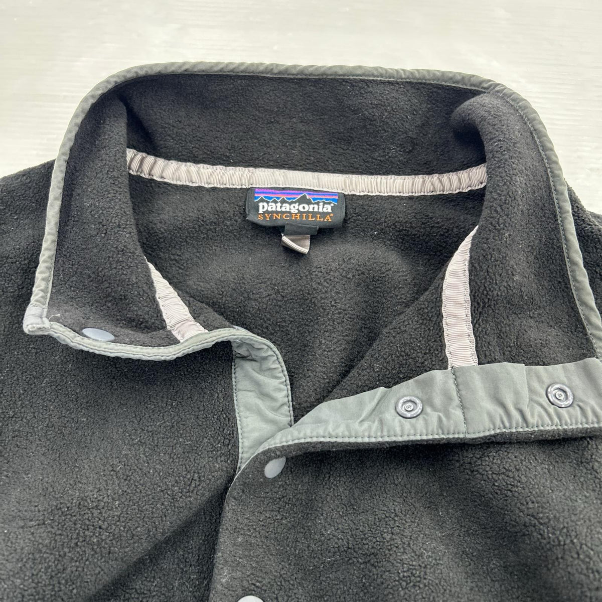 スウェット patagonia Synchilla Snap-T Pullover スナップT L ブラック