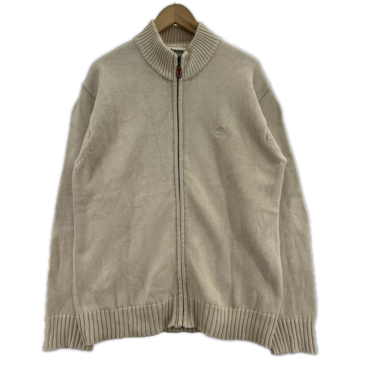 ニット ジップニット WHT M