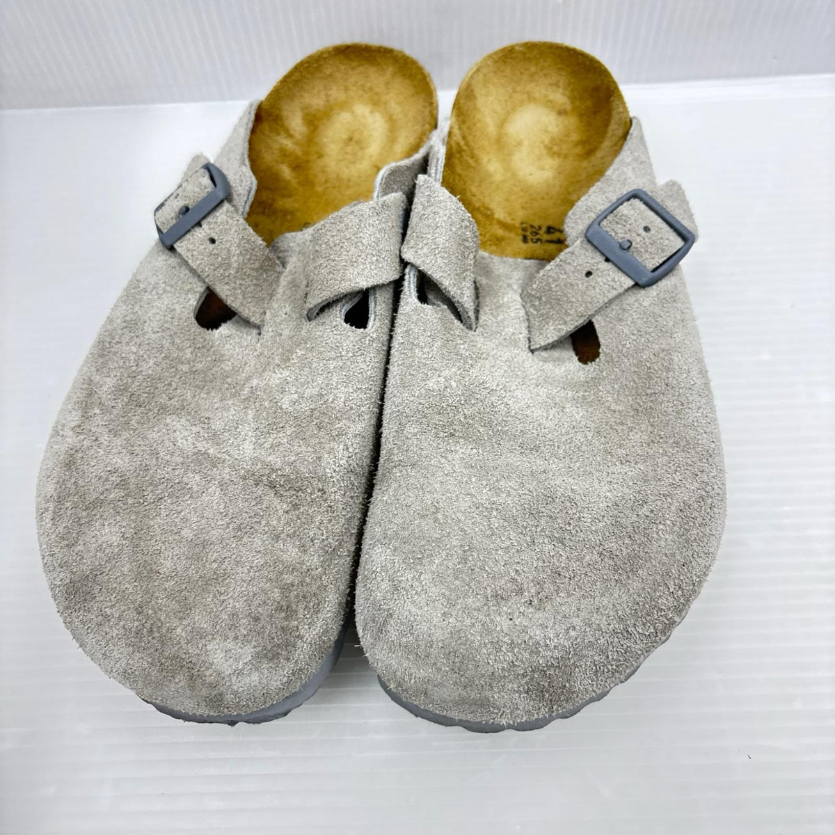 サンダル ボストン スエード 41 GRY 25.5cm (US7 1/2 UK7 EU41)