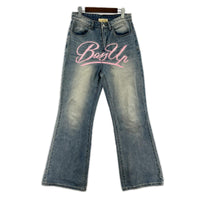 デニムパンツ Boss Up ARCH FLARED JEANS M ブルー