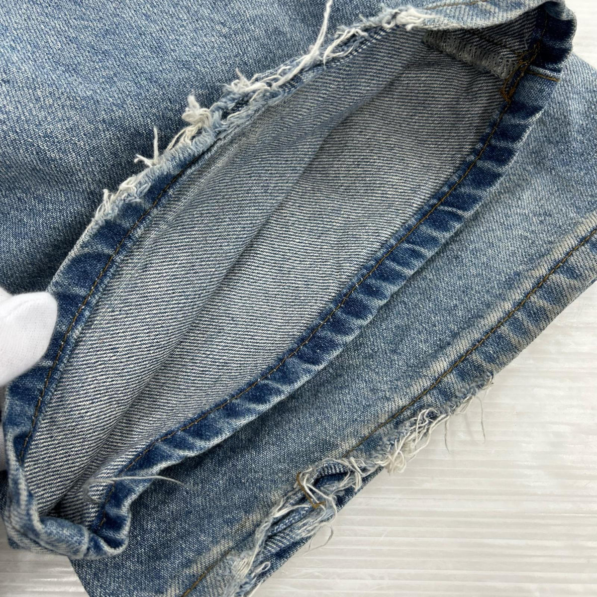 デニムパンツ Boss Up ARCH FLARED JEANS M ブルー