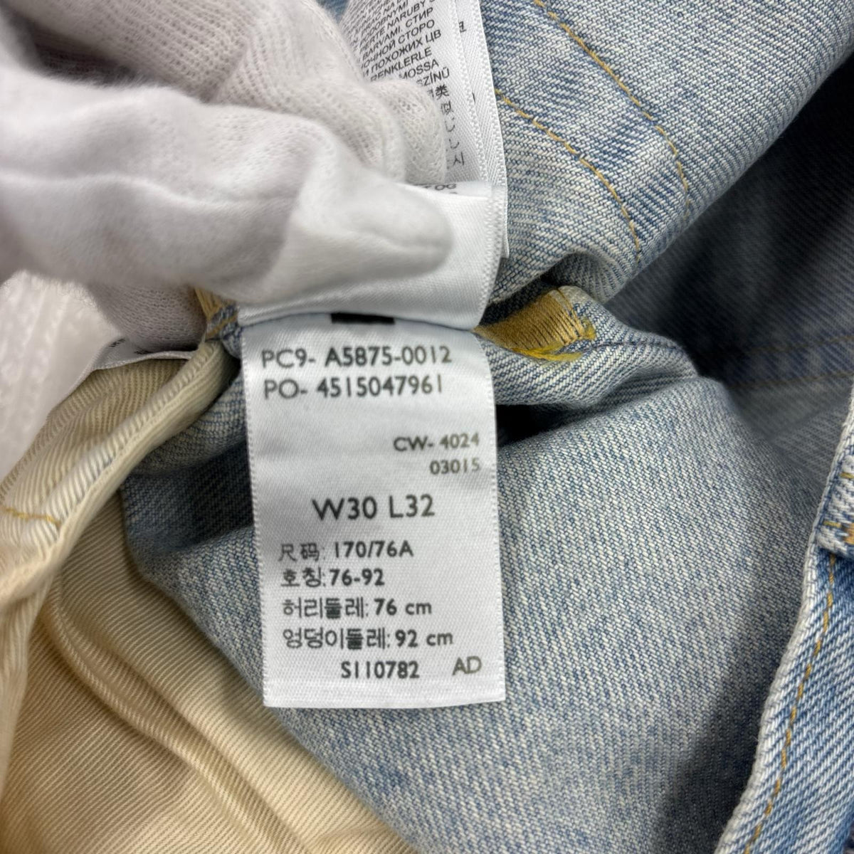 デニムパンツ BLUE TAB 80s 501 W30 L32 30 ブルー