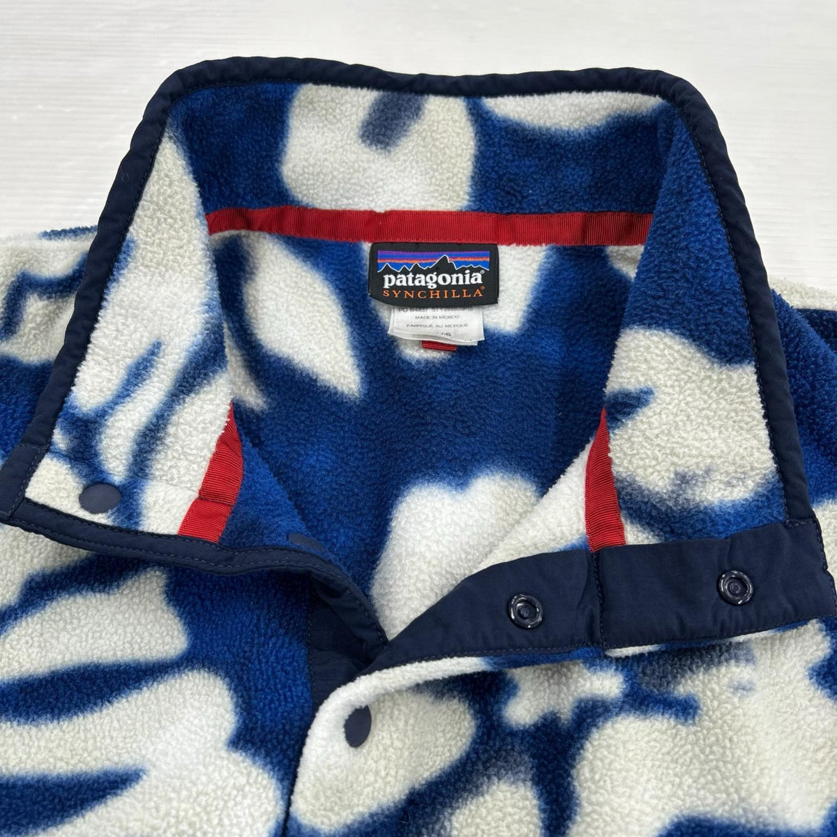 スウェット patagonia 15AW シンチラ ハイビスカス スナップT L ブルー L ブルー