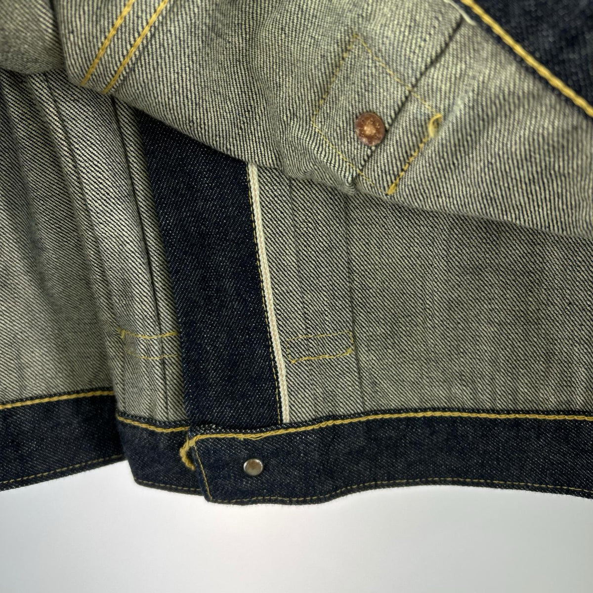 デニムジャケット WORLD WAR II DENIM BLOUSE SPLIT T/48 48 ネイビー