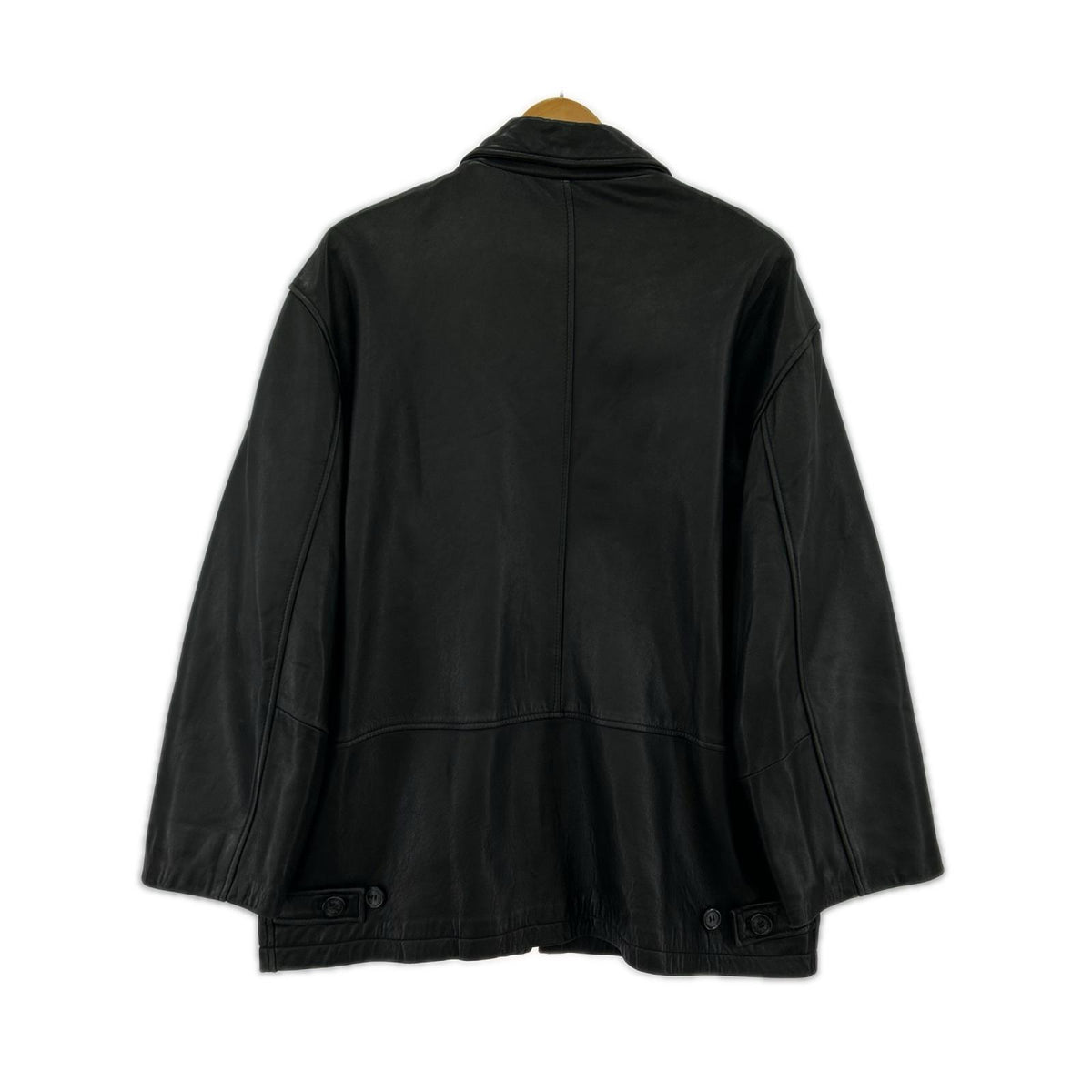ジャケット 90s頃 Banana Republic レザージャケット L 黒 L ブラック