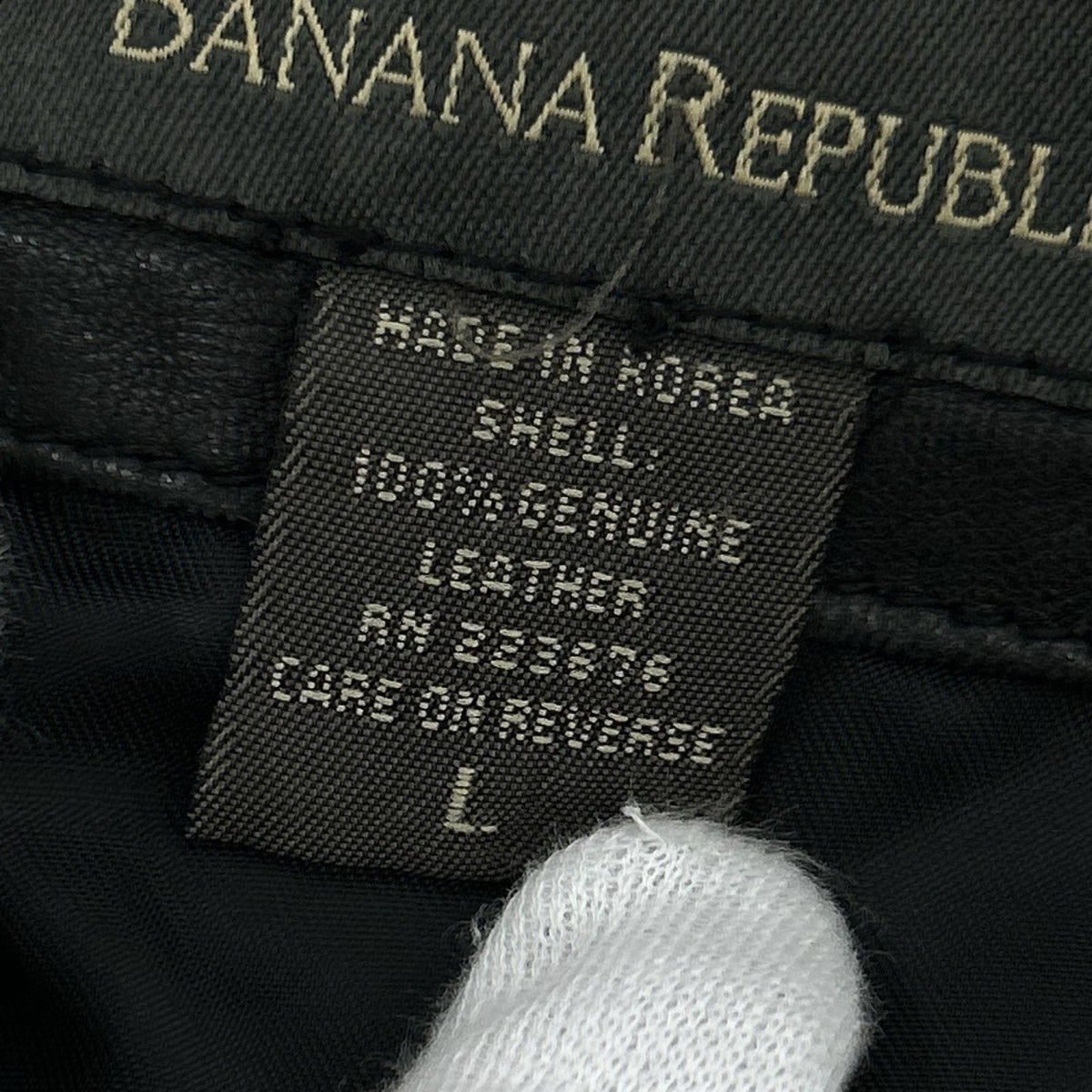 ジャケット 90s頃 Banana Republic レザージャケット L 黒 L ブラック