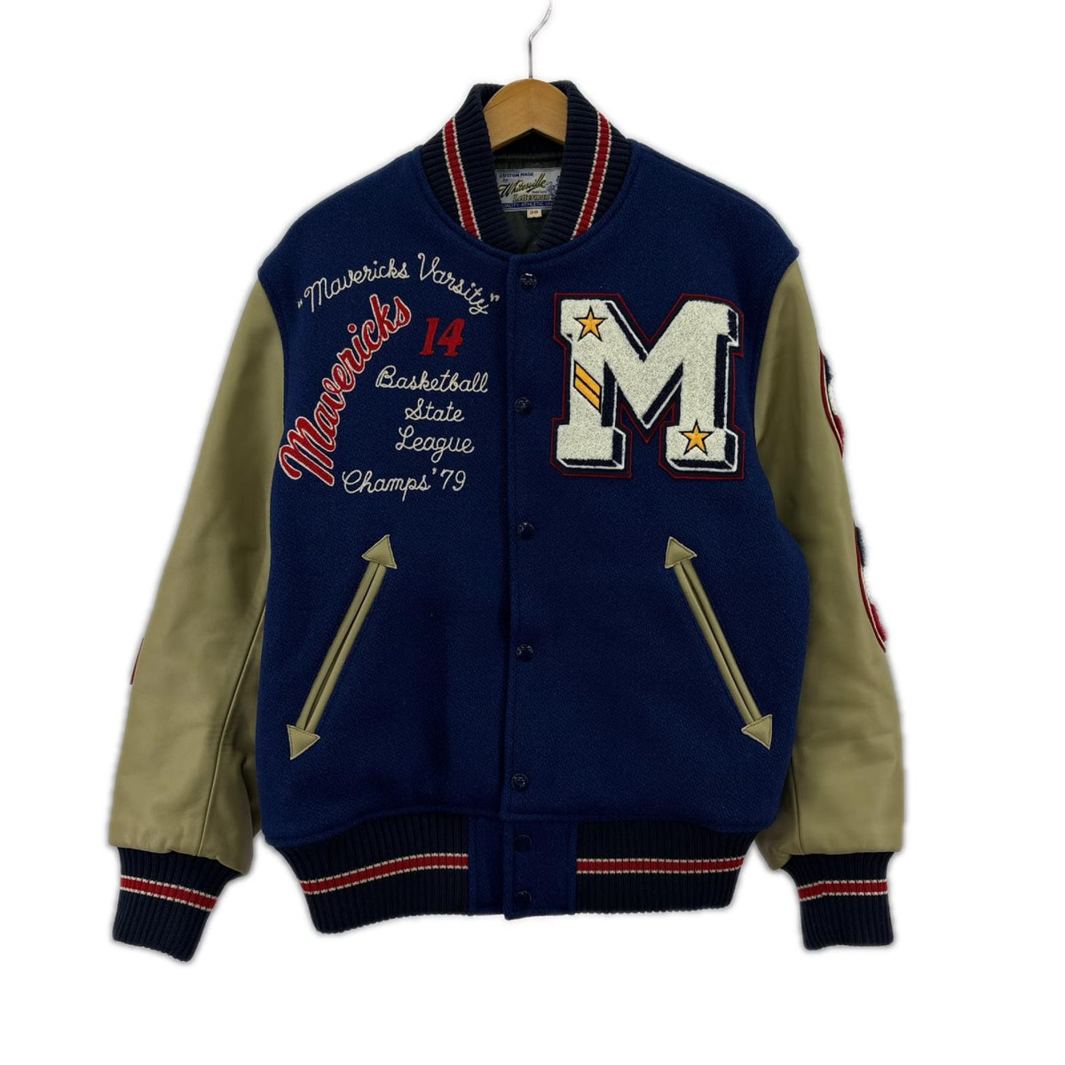 ジャケット WHITESVILLE/WOOL MELTON AWARD JACKET 38 ブルー