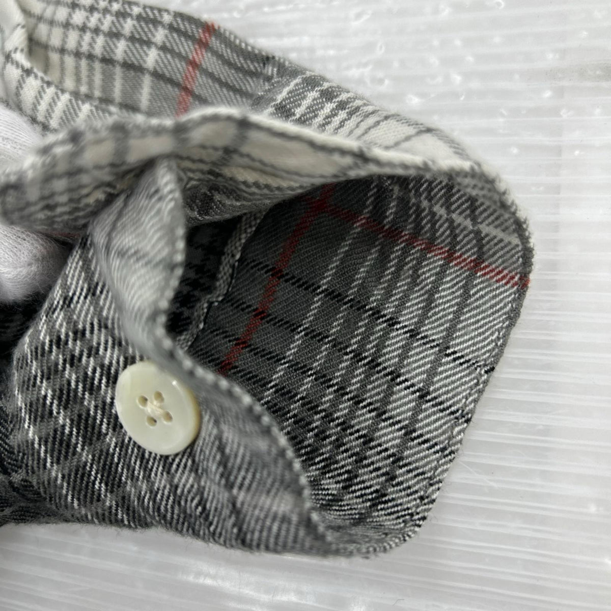 長袖シャツ WEST RIDE レーヨンチェックシャツ M 黒 M ブラック
