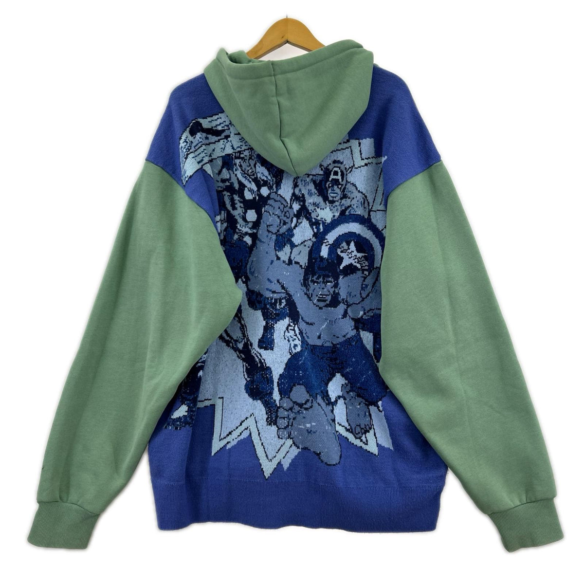 パーカー Desigual×Disney ジップパーカー M グリーン
