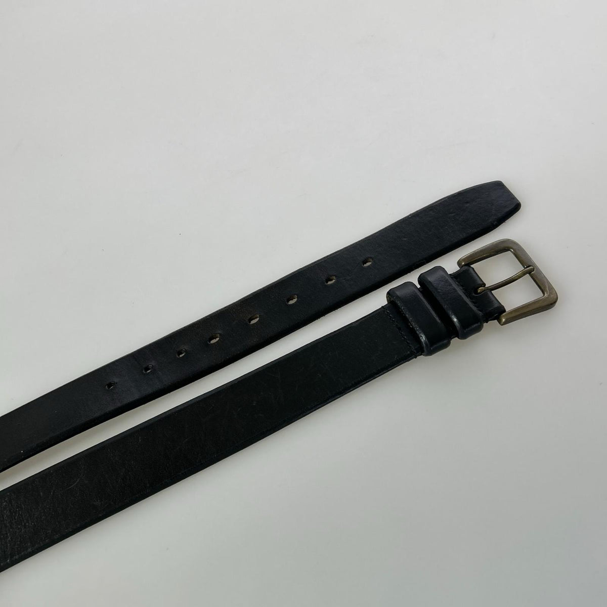 その他アクセサリー OLD GAP レザーベルト イタリア製 BLK ブラック