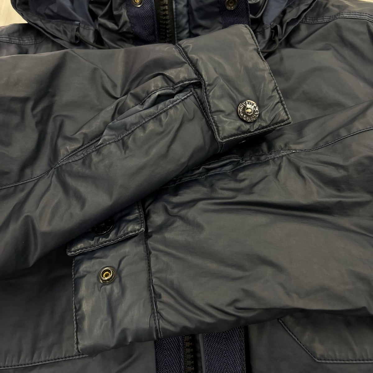 ジャケット 11AW MUSSOLA GOMMATO 4P スタンドカラージャケット M M ネイビー