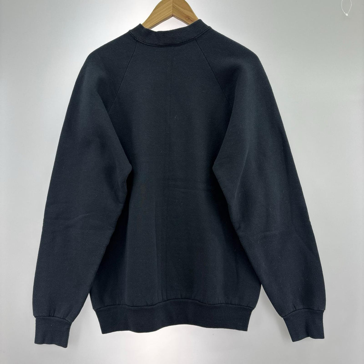 スウェット 80s イングリッシュプリントスウェット USA製 L BLK L ブラック