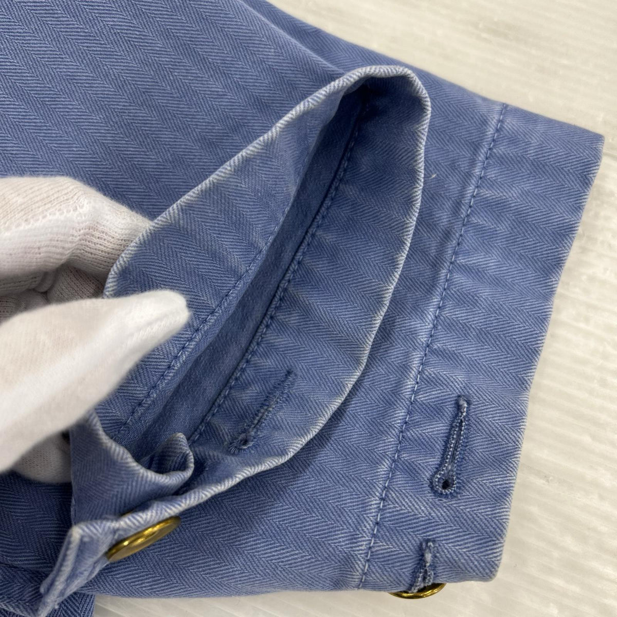 ジャケット Herringbone Coverall XL BLU ブルー