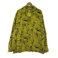 長袖シャツ BANANA RAYON SHIRT L/Sシャツ 黄色 2XL イエロー