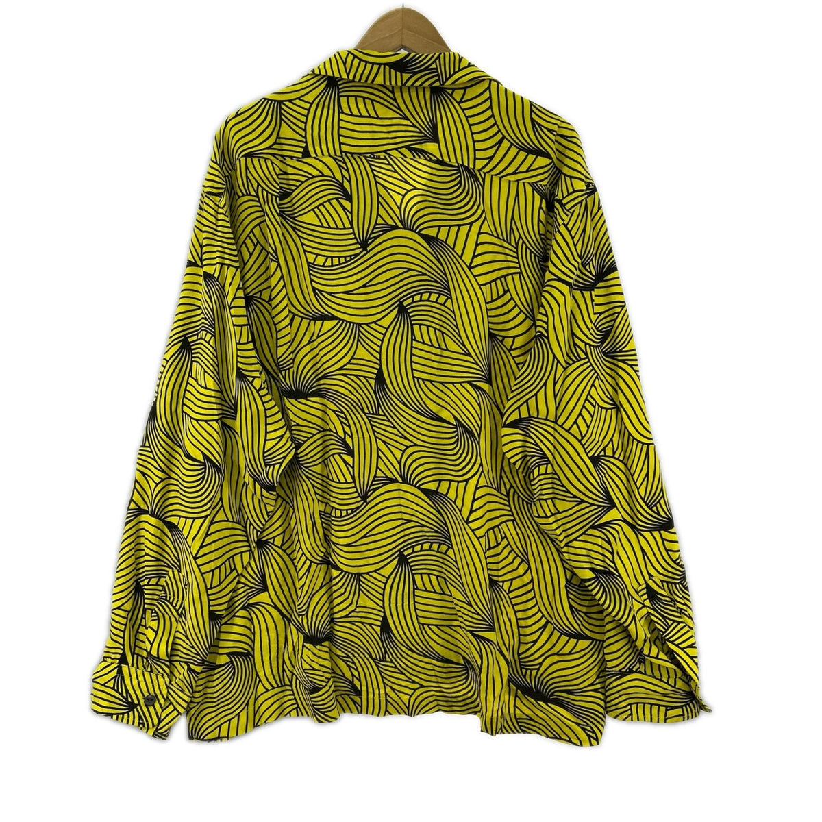長袖シャツ BANANA RAYON SHIRT L/Sシャツ 黄色 2XL イエロー
