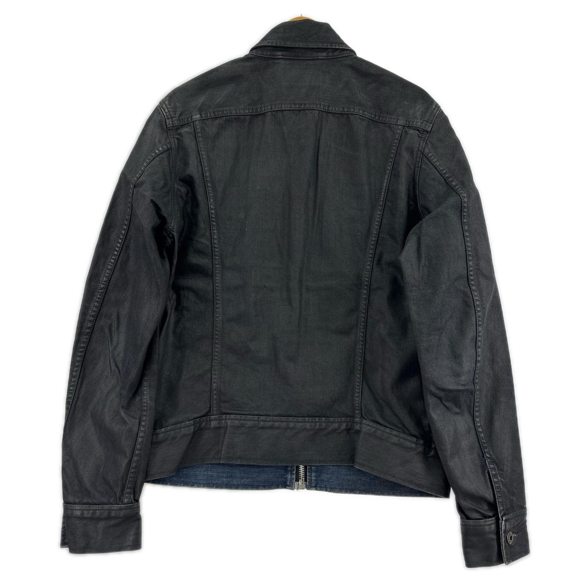 デニムジャケット D-JAR COATING DENIM JACKET 黒 L ブラック