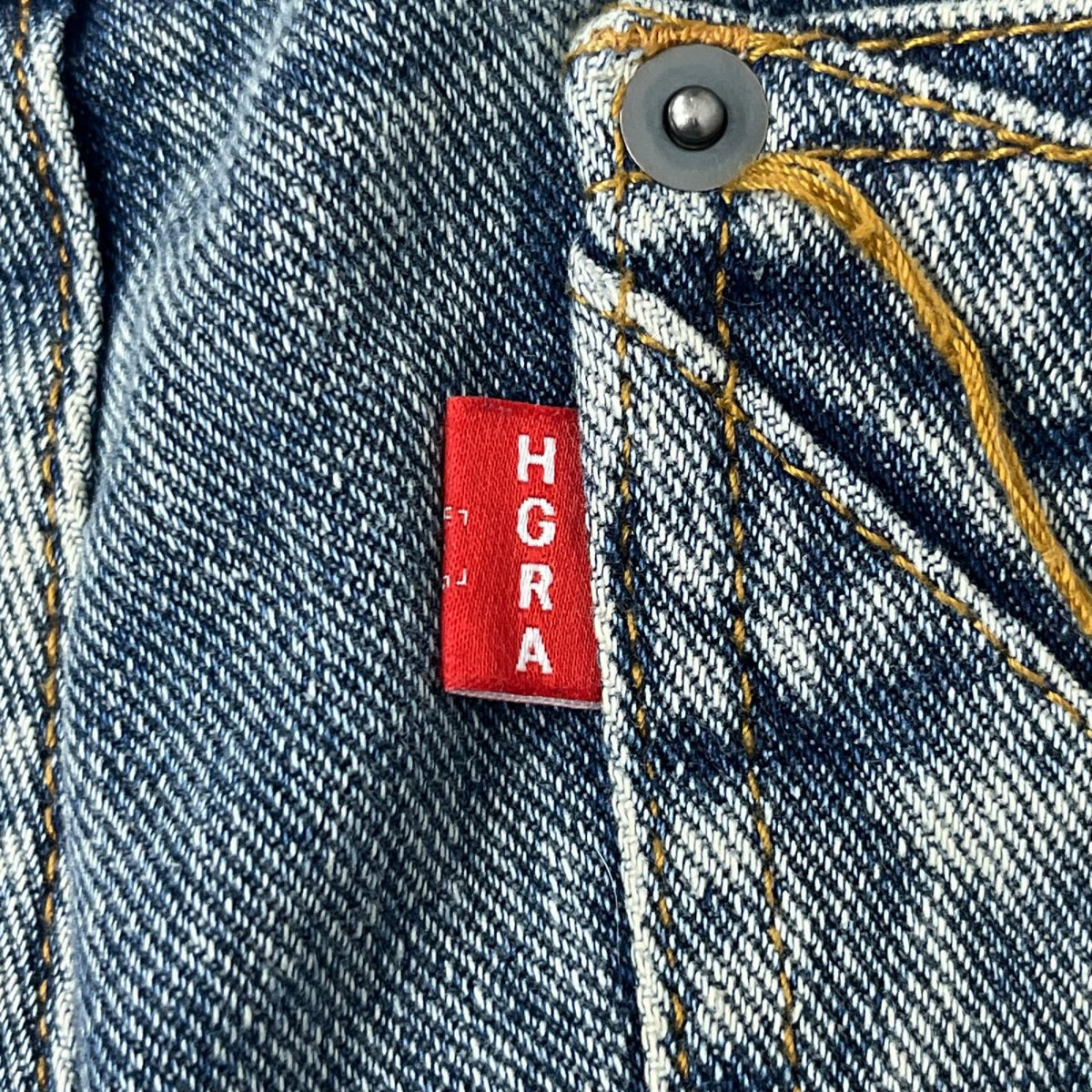 デニムパンツ HIGH-GATE 0408 ダブルニーデニムパンツ H19 G46