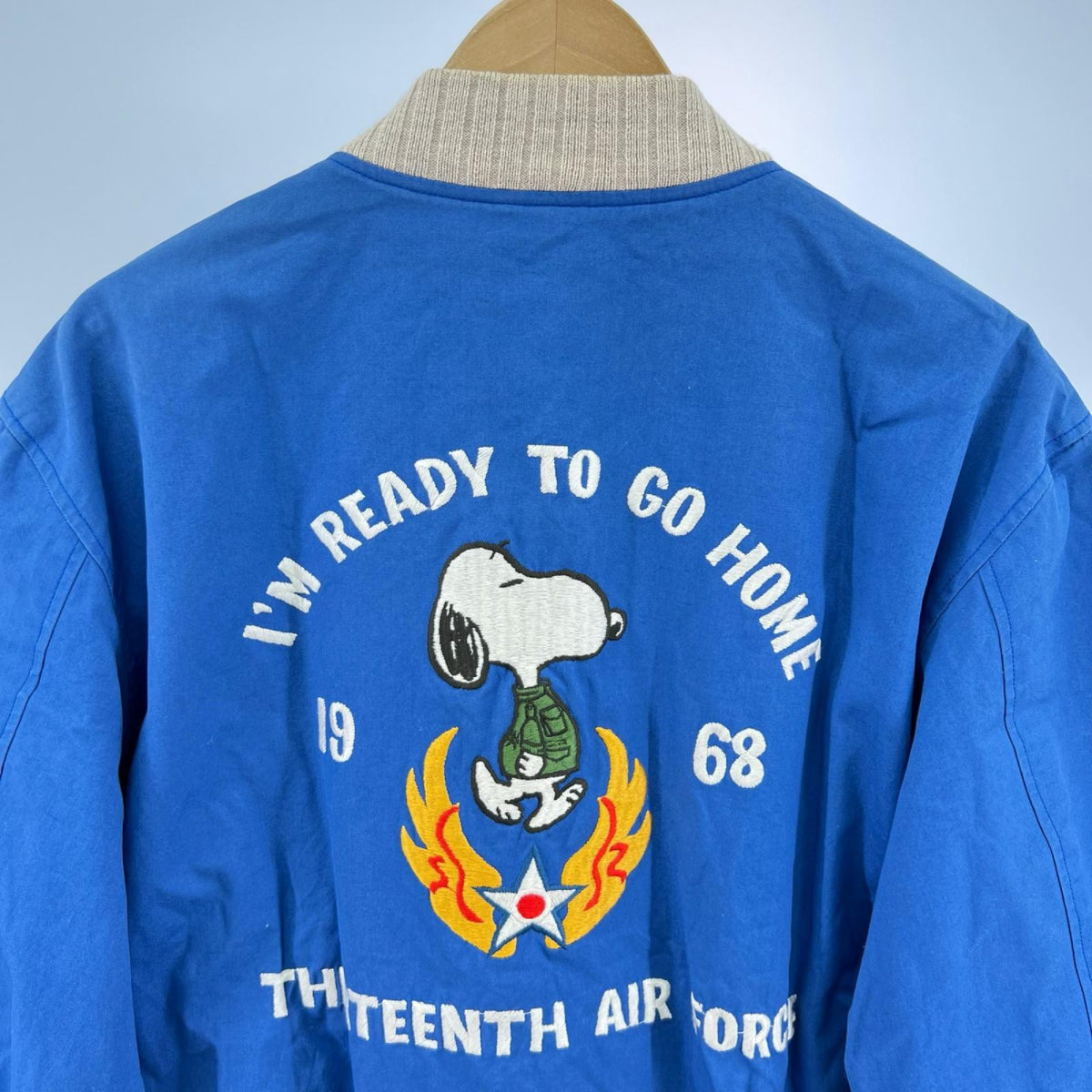ジャケット BR14073 SNOOPY TOUR JACKET (40) 40 ブルー