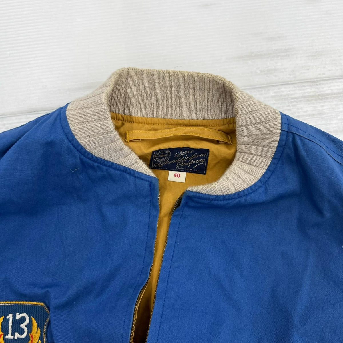 ジャケット BR14073 SNOOPY TOUR JACKET (40) 40 ブルー