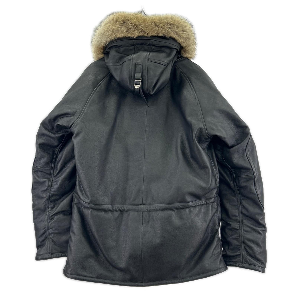 ライダースジャケット KADOYA パンチング カウレザー シングルライダース 4L LL ブラック