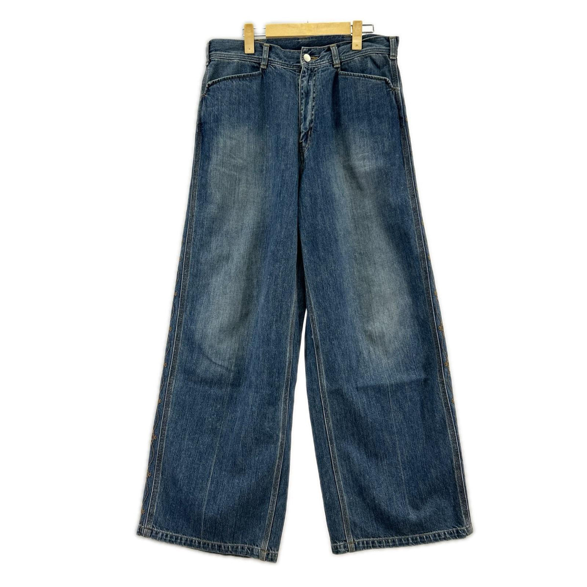 デニムパンツ SARTO WIDE EMBROIDERY DENIM PANTS L L