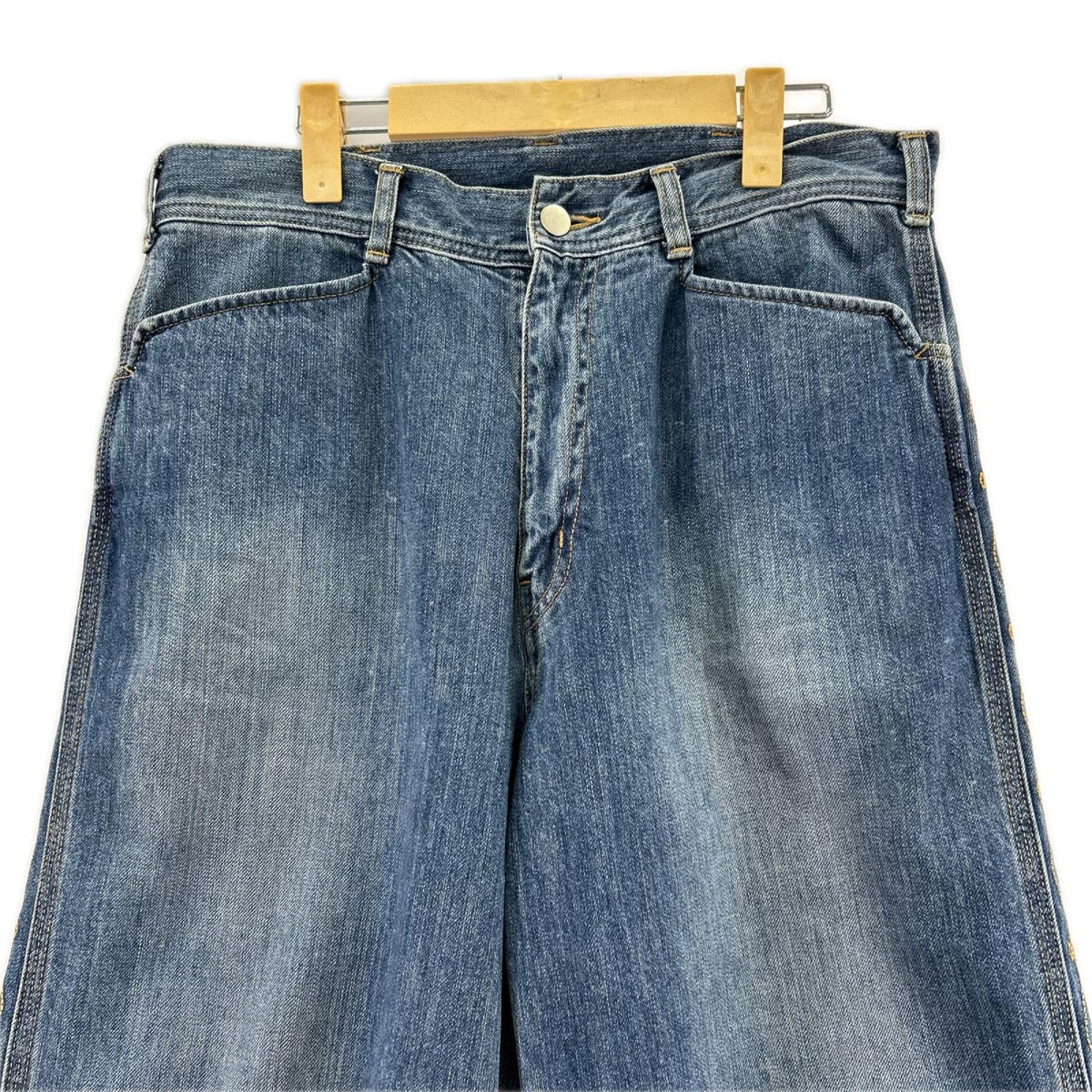 デニムパンツ SARTO WIDE EMBROIDERY DENIM PANTS L L