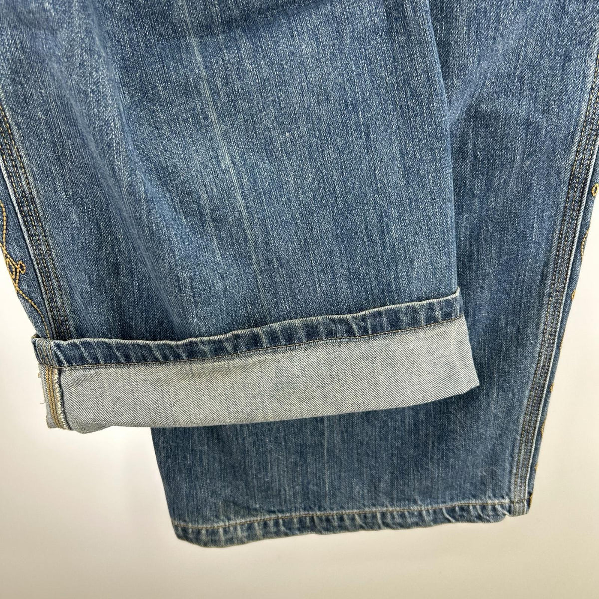 デニムパンツ SARTO WIDE EMBROIDERY DENIM PANTS L L