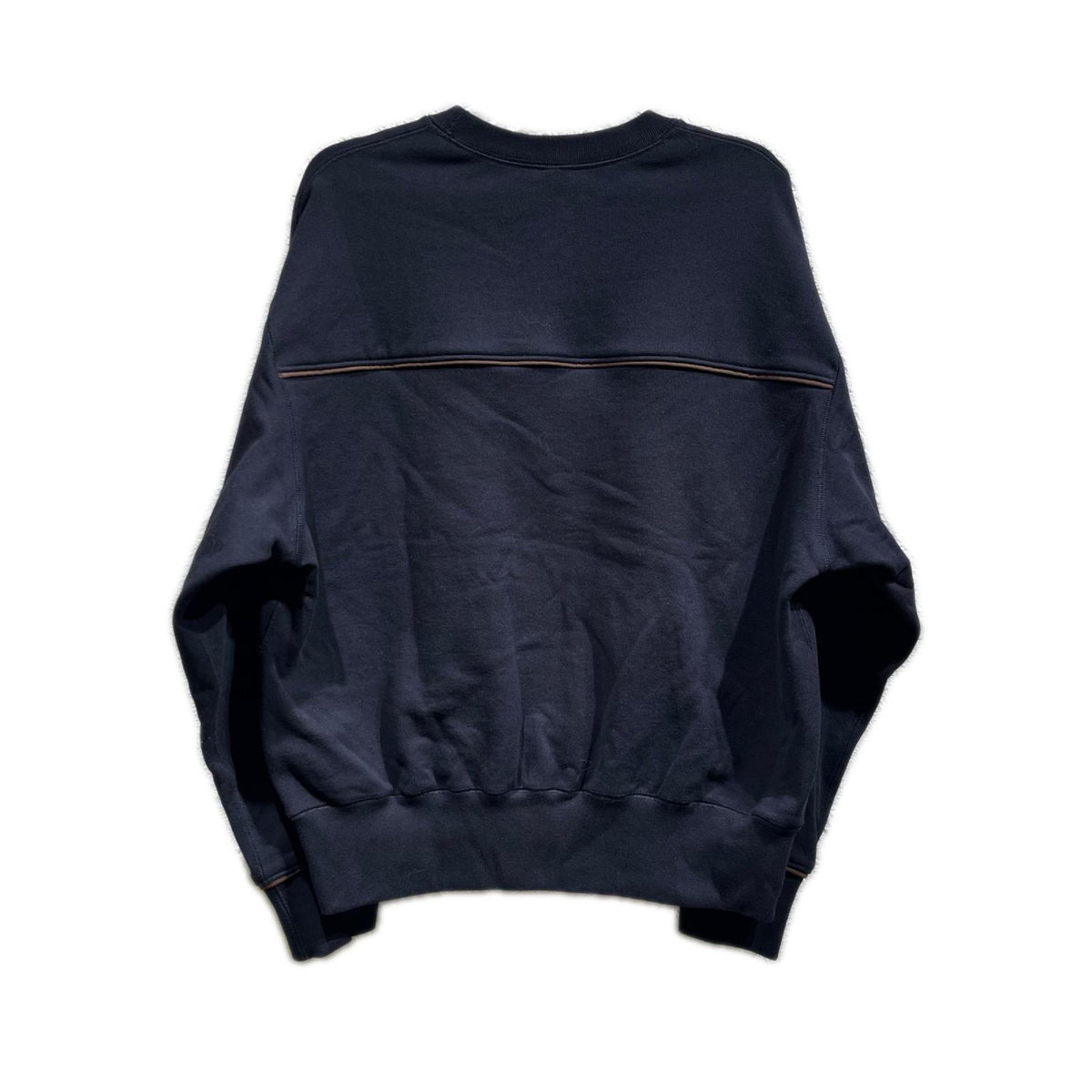 スウェット KHOKI Leather-Trimmed Sweatshirt