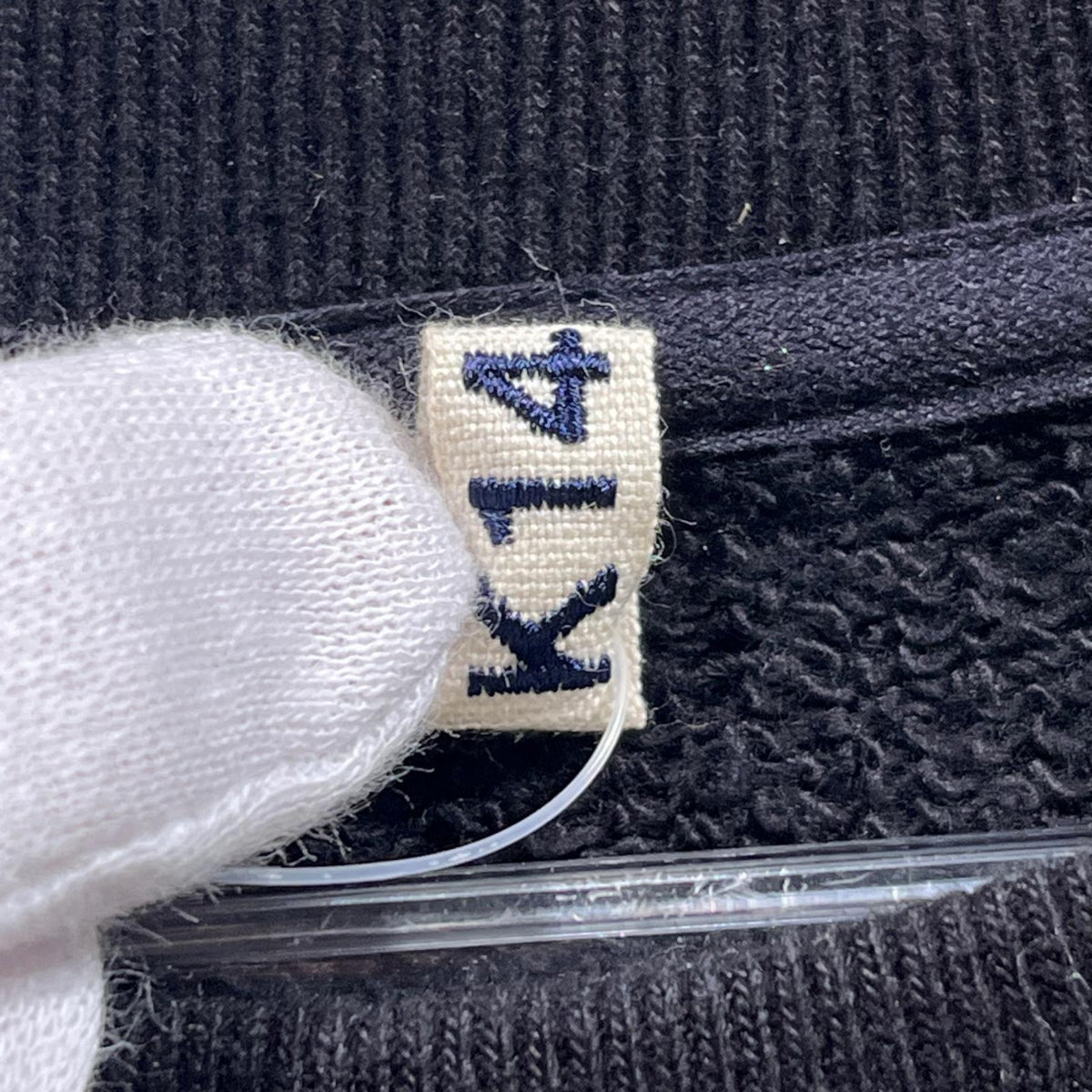 スウェット KHOKI Leather-Trimmed Sweatshirt
