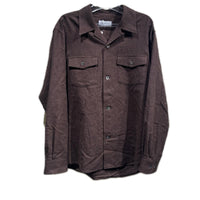 長袖シャツ ENCOMING 25AW ウールオープンカラー長袖シャツ