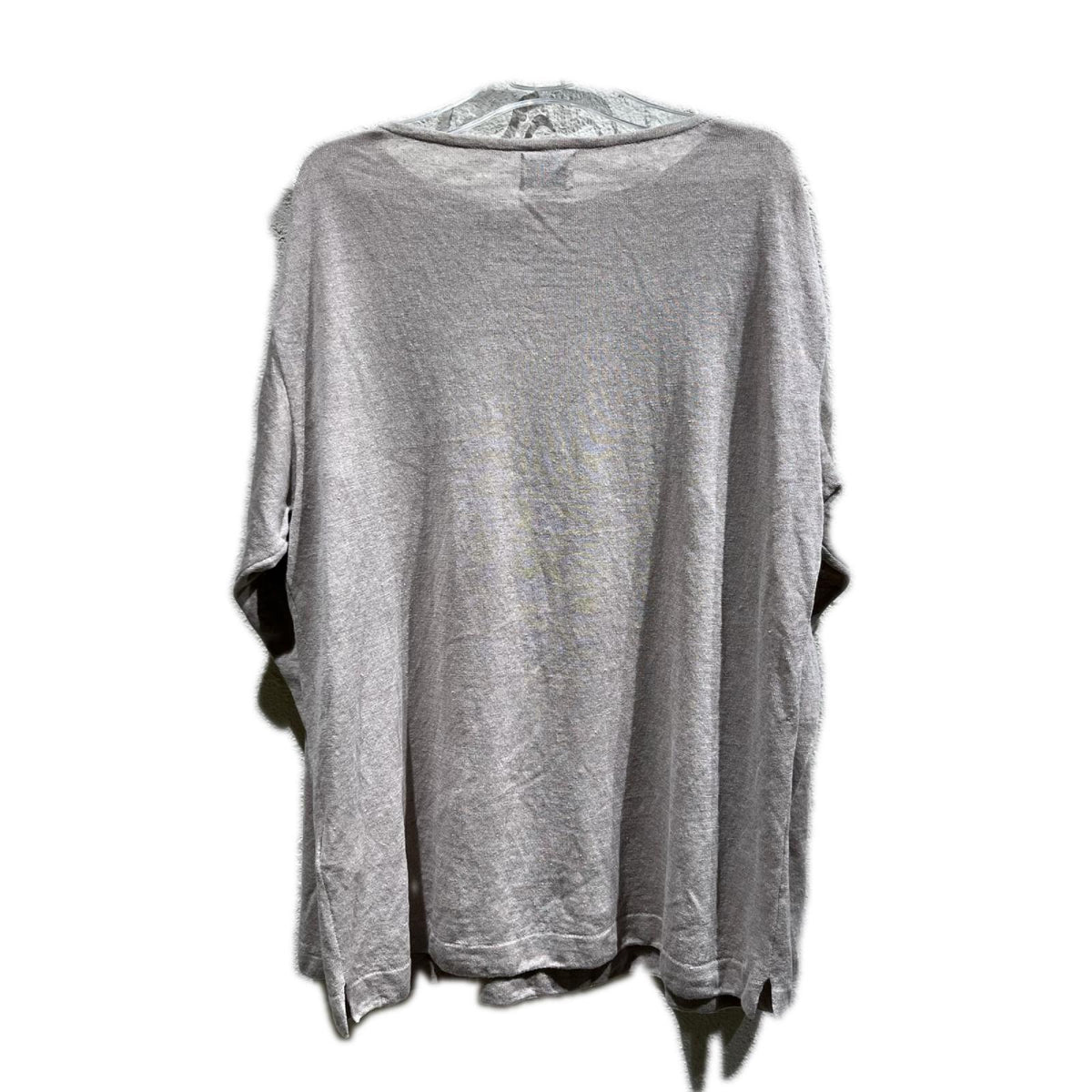 長袖Tシャツ Yonetomi NEW BASIC リネン バスクニット プルオーバー 3
