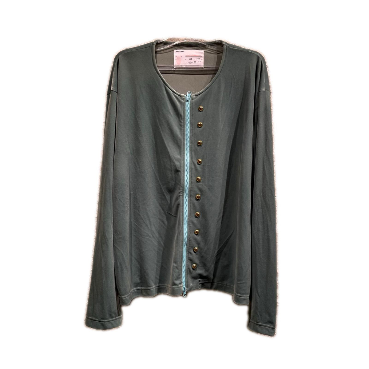 カーディガン A MACHINE 25AW VELOR CARDIGAN