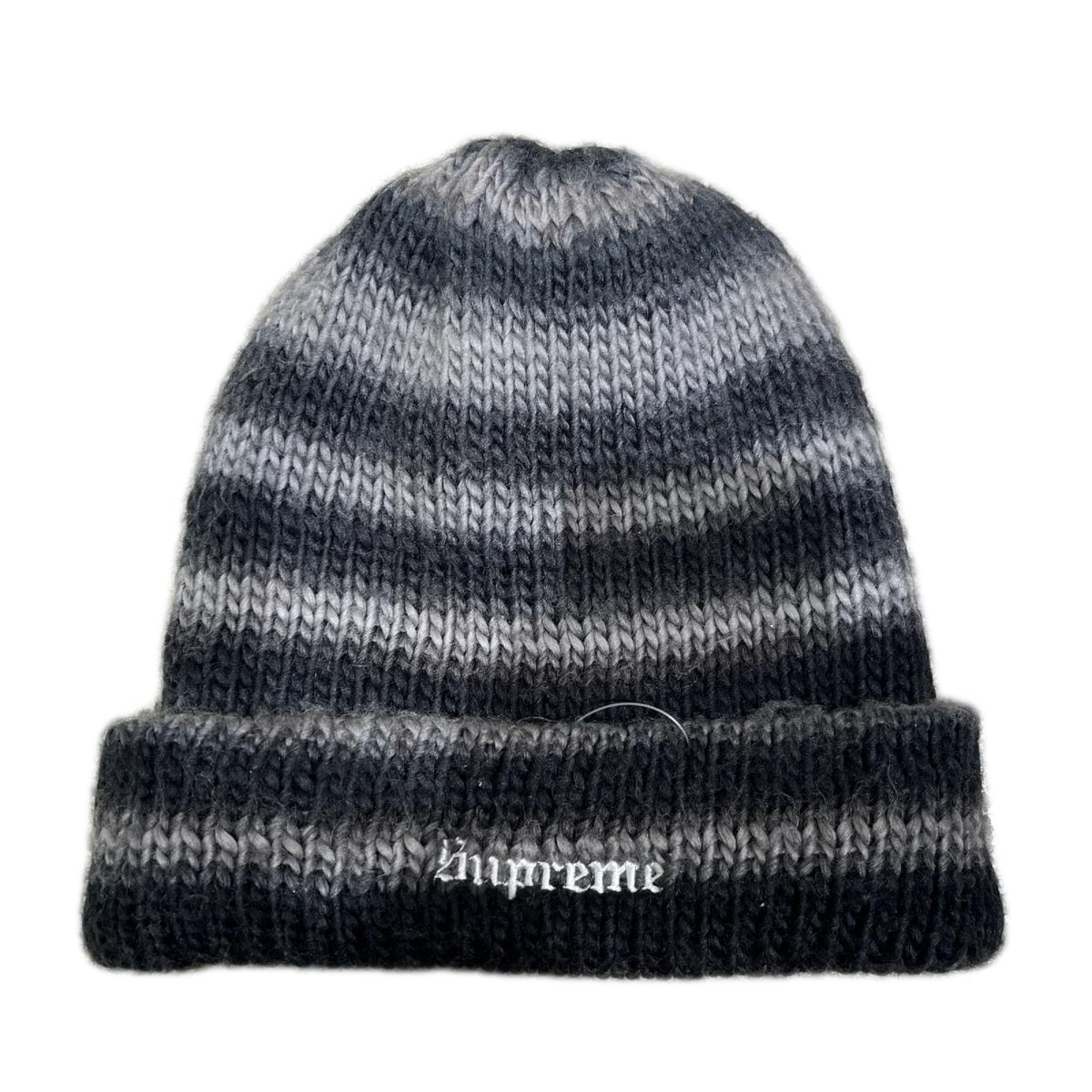 ニットキャップ ombre stripe beanie