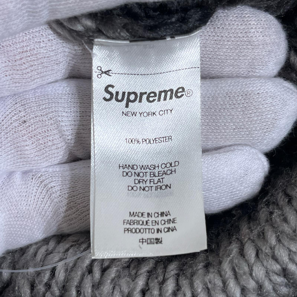 ニットキャップ ombre stripe beanie