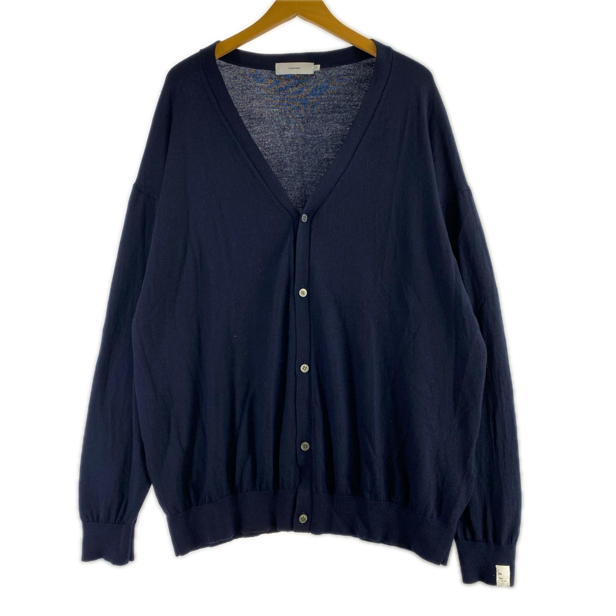 カーディガン Wool Cardigan (F) GM223-80119RE フリー ネイビー
