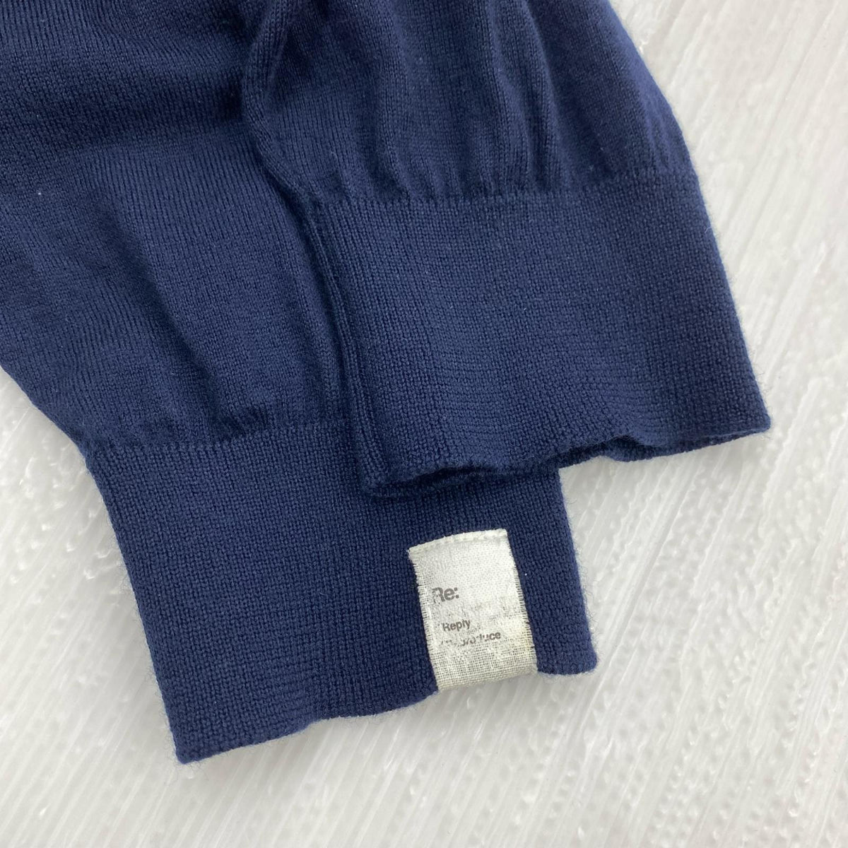 カーディガン Wool Cardigan (F) GM223-80119RE フリー ネイビー