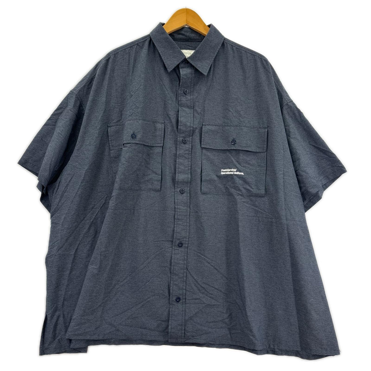 半袖シャツ PERTEX LIGHTWEIGHT S/S SHIRT ネイビー