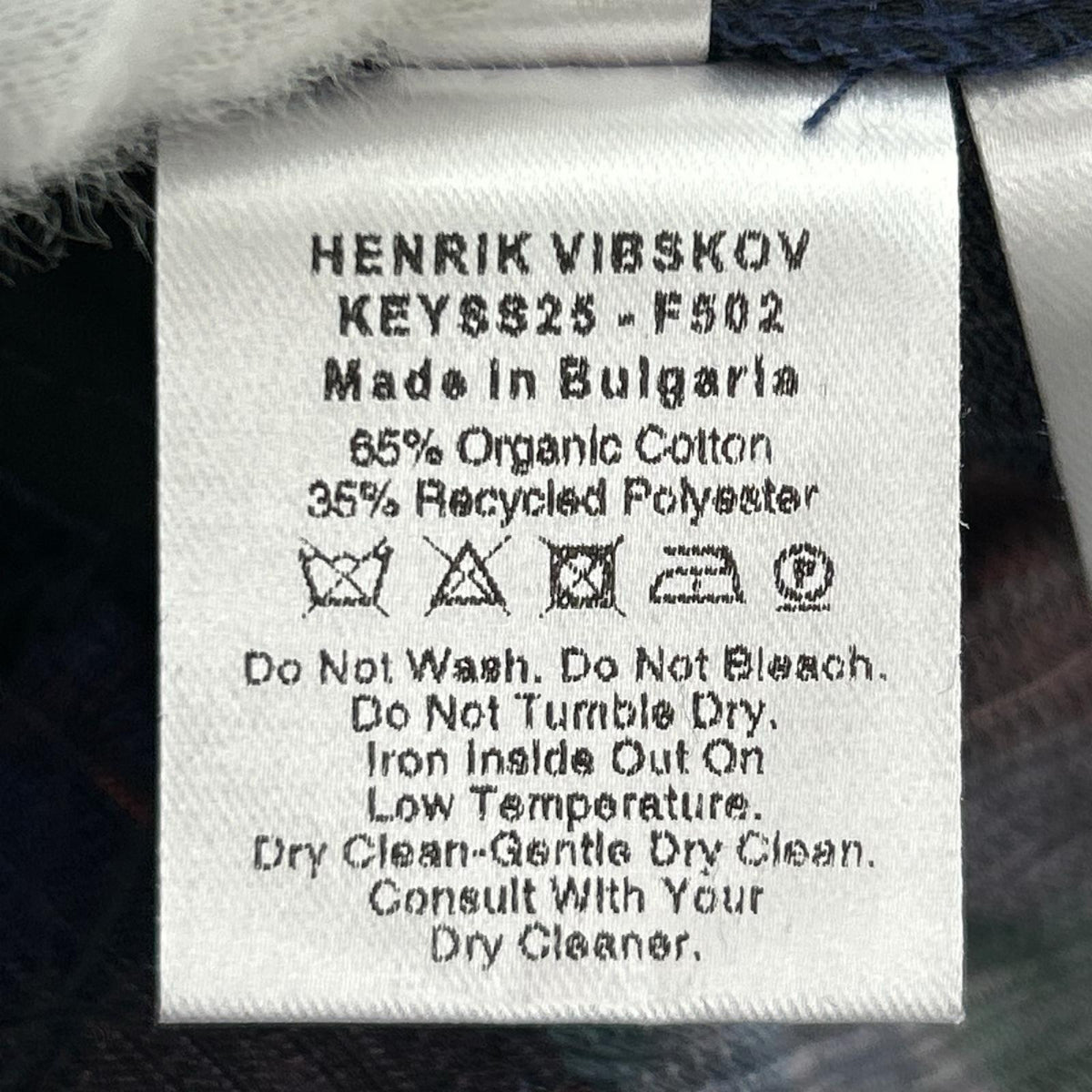 パンツ Henrik Vibskov デザインワイドパンツ L ネイビー
