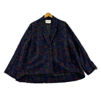 ジャケット Henrik Vibskov デザインワイドジャケット L L ネイビー