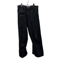 デニムパンツ 25SS 3D TWISTED WIDE LEG JEANS 2 ブラック