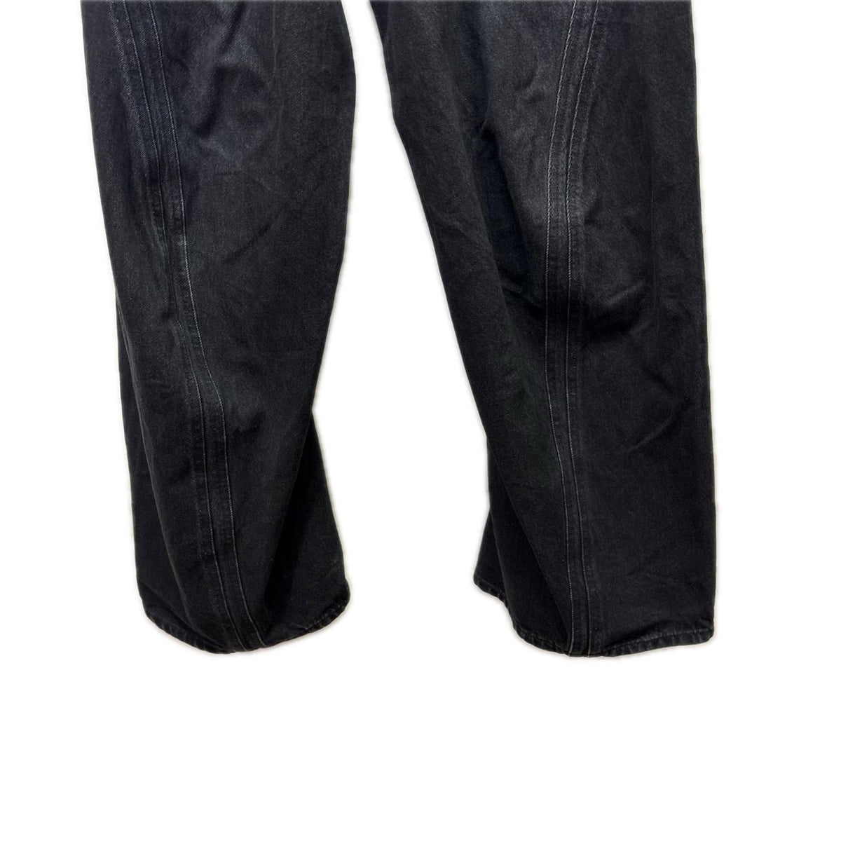 デニムパンツ 25SS 3D TWISTED WIDE LEG JEANS 2 ブラック