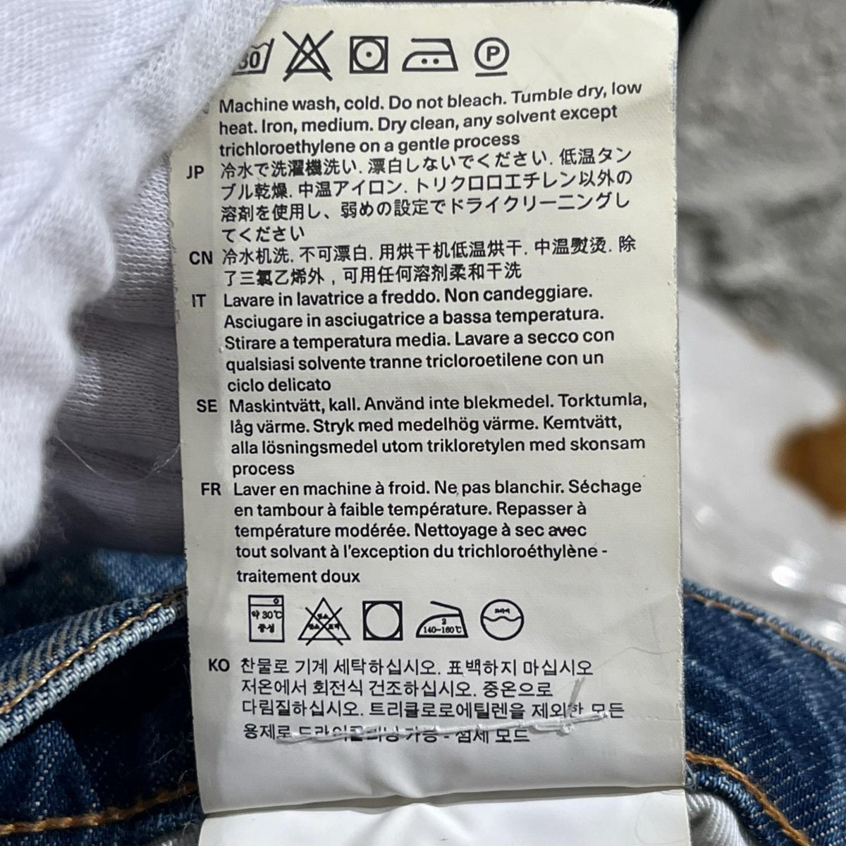 デニムパンツ THIRD CUT ウォッシュ加工 デニム 31