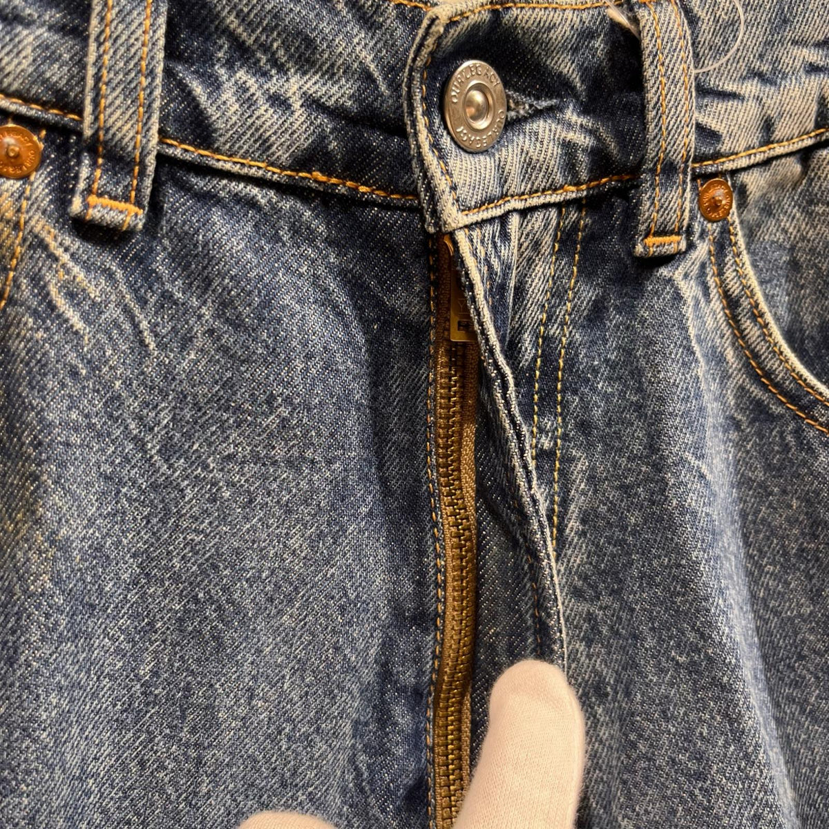 デニムパンツ THIRD CUT ウォッシュ加工 デニム 31